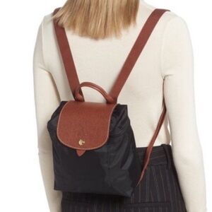Longchamp Le Pliage Mini Black Nylon Backpack